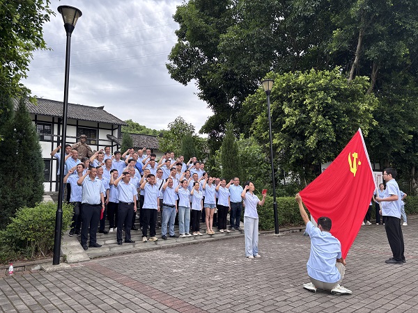 四川飛球舉行慶“七一”活動 ——在鄧萍故里銘記歷史、緬懷先烈、表彰先進